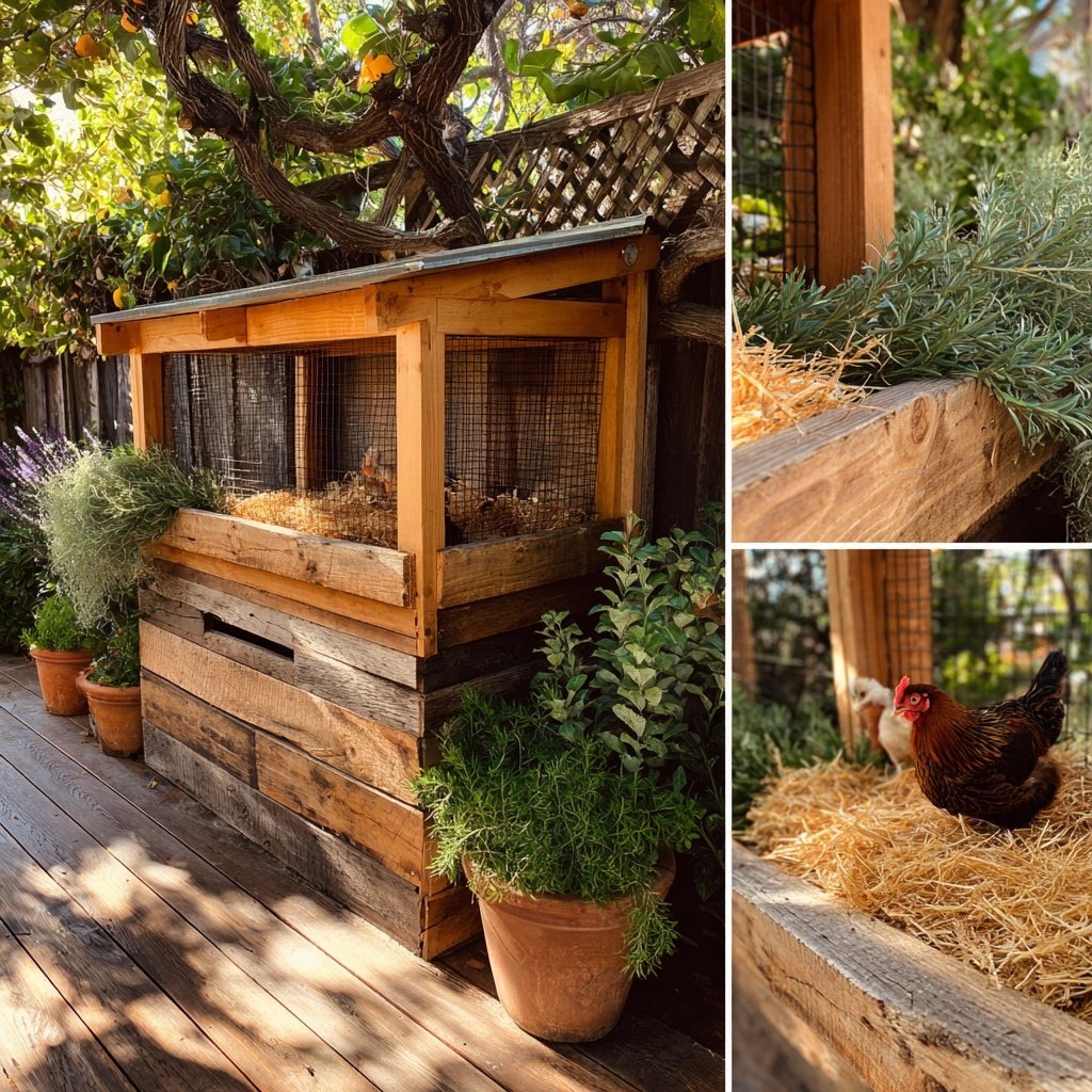 Compact Urban Chicken Run Build