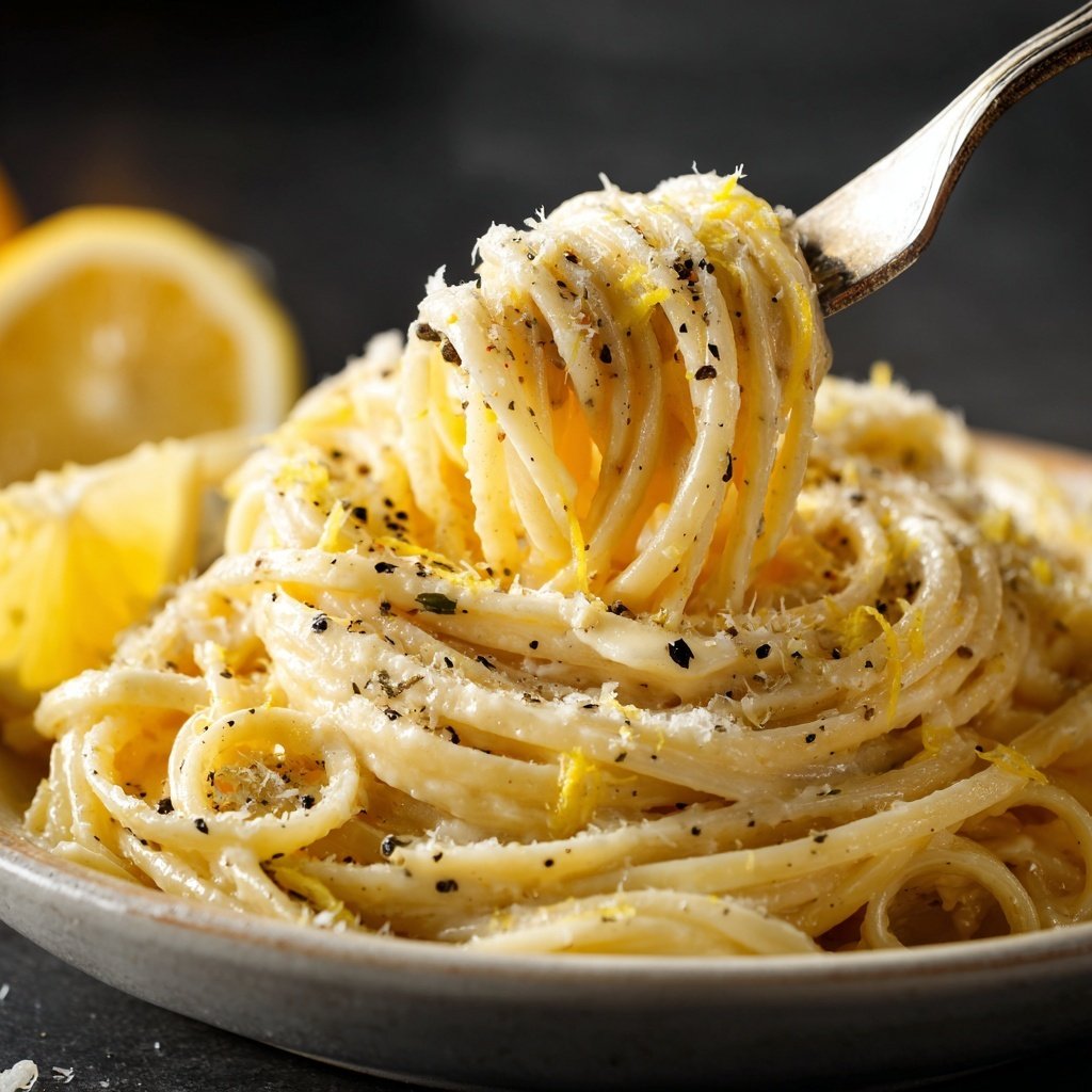 Romantic Lemon Parmesan Pasta