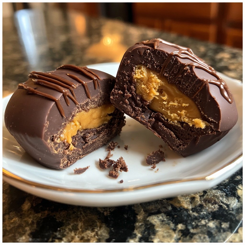 Homemade Reese’s Cups Dark Chocolate