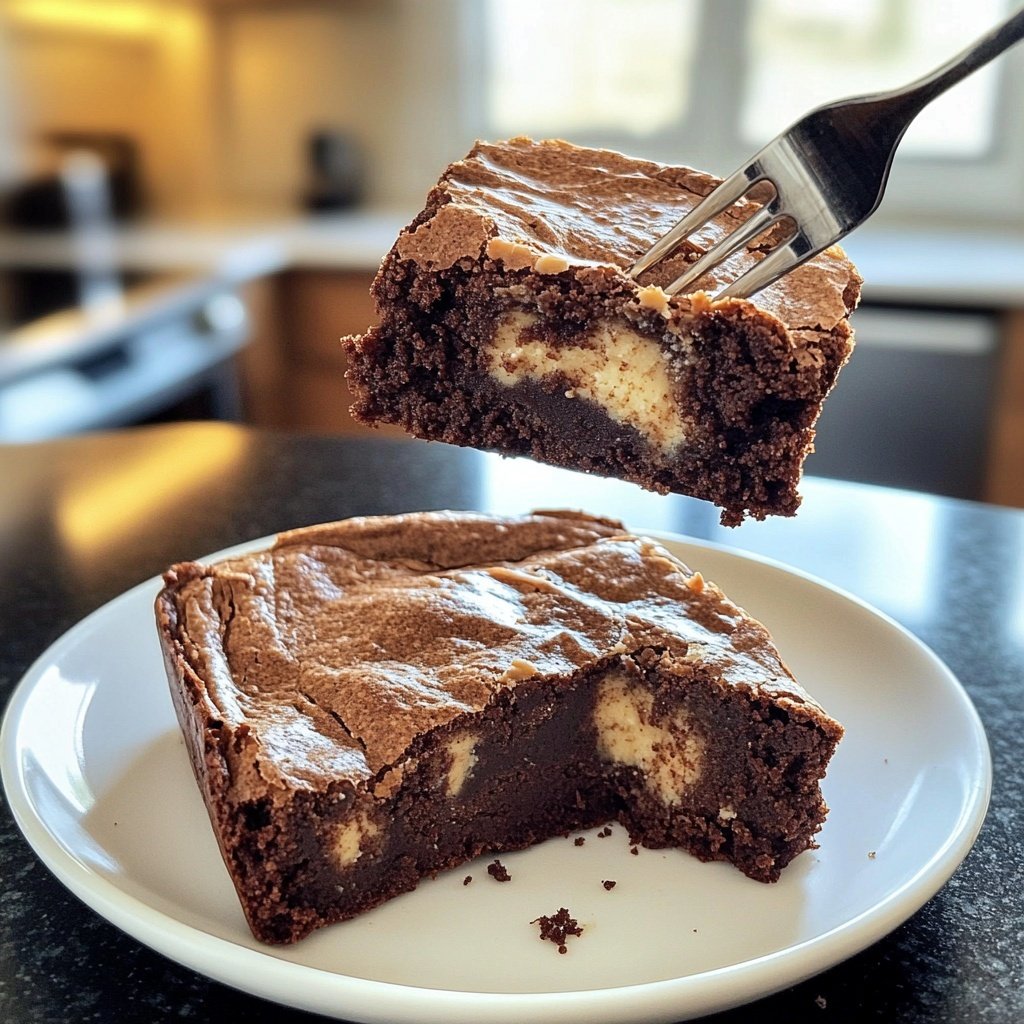 Cottage Cheese Brownies with Almond Butter