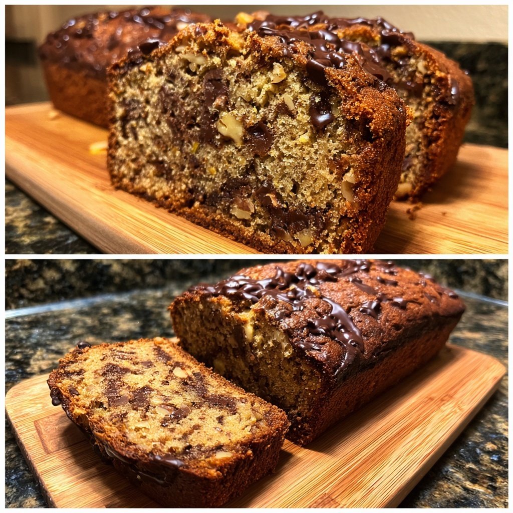 Chocolate Orange Walnut Snack Loaf