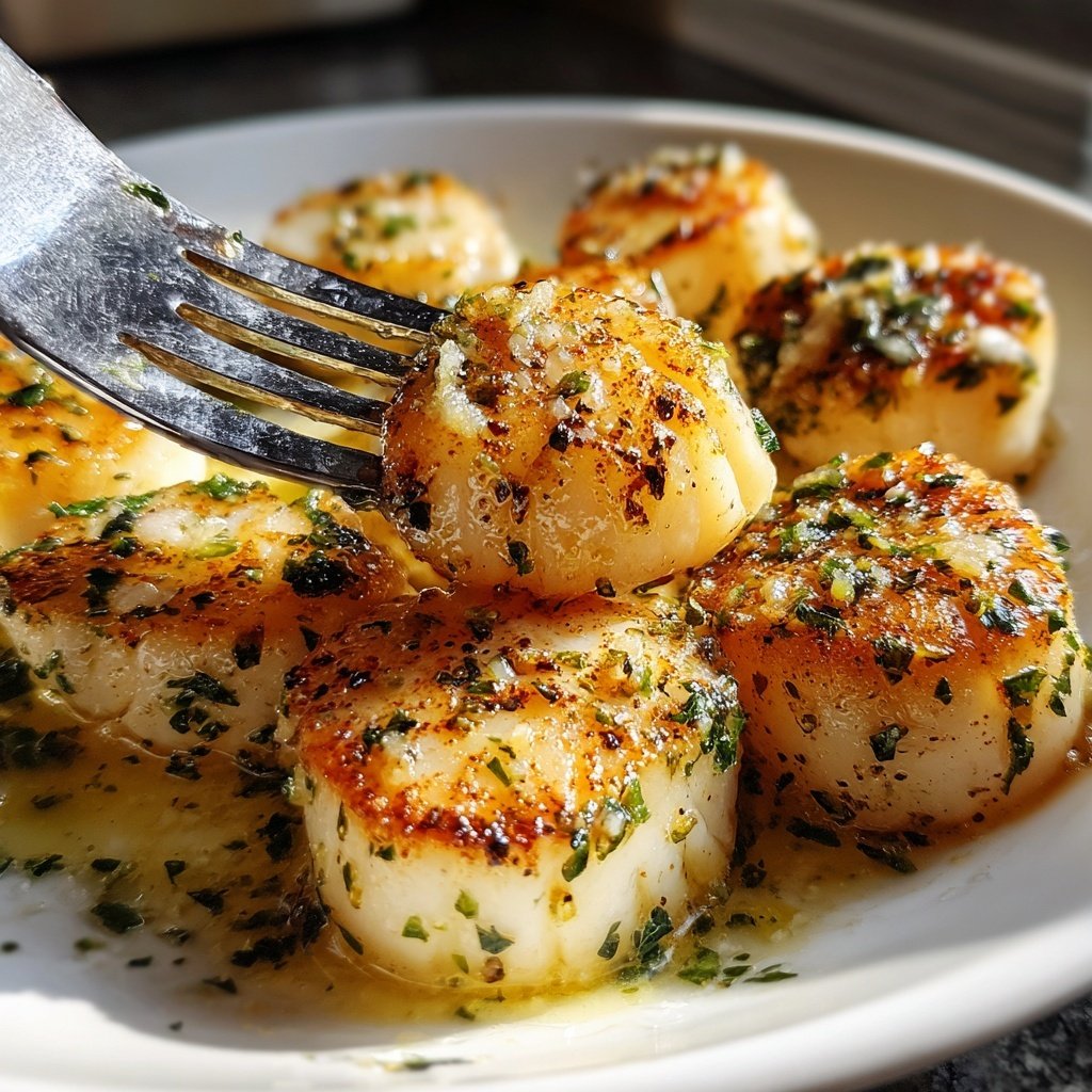 Romantic Garlic Butter Scallops
