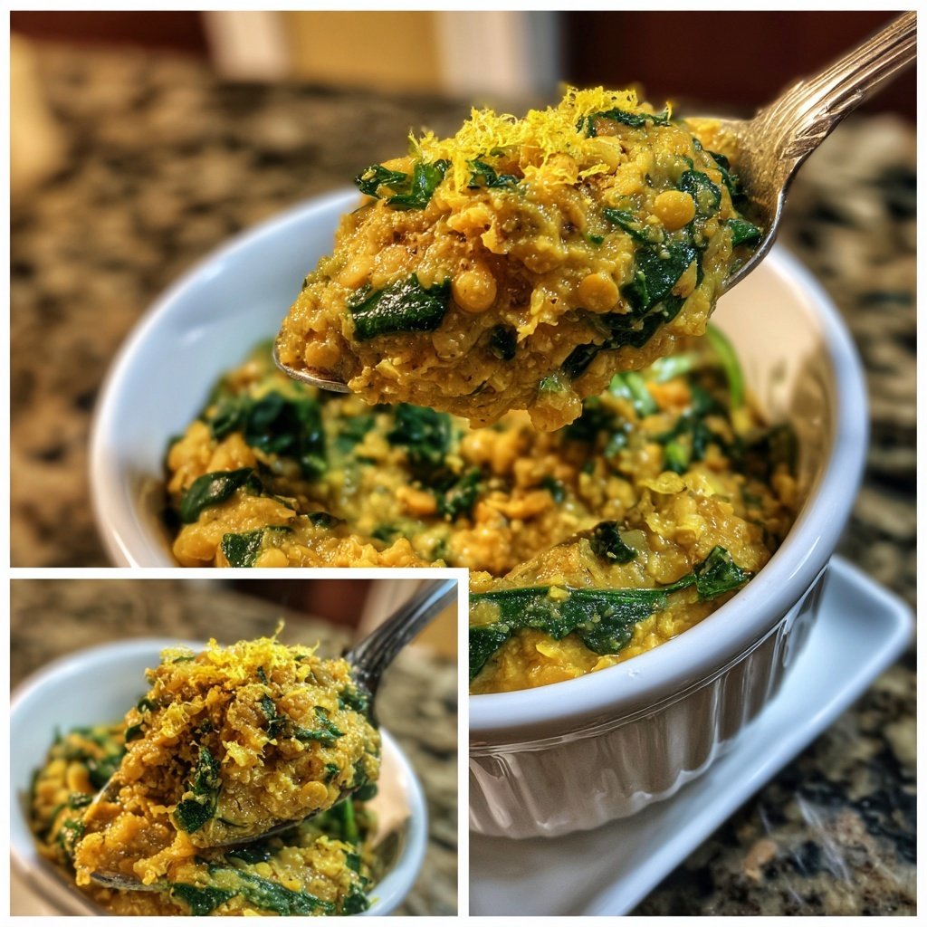 Creamy Lemon Lentil Bowl