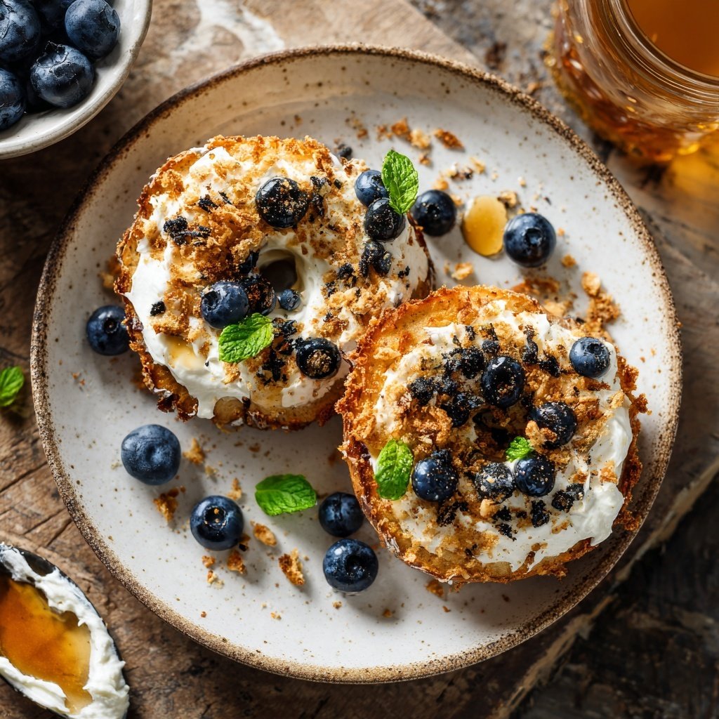 Toasted Yogurt Bagels